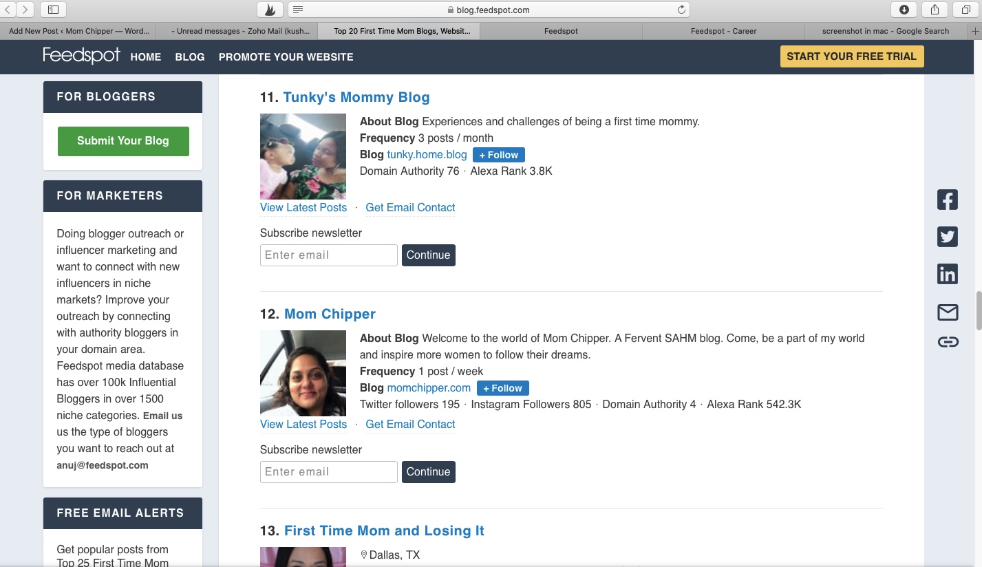 Top 20 first time mom blogs